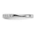 14k White Gold 1/3 carat Diamond Complete Wedding Band