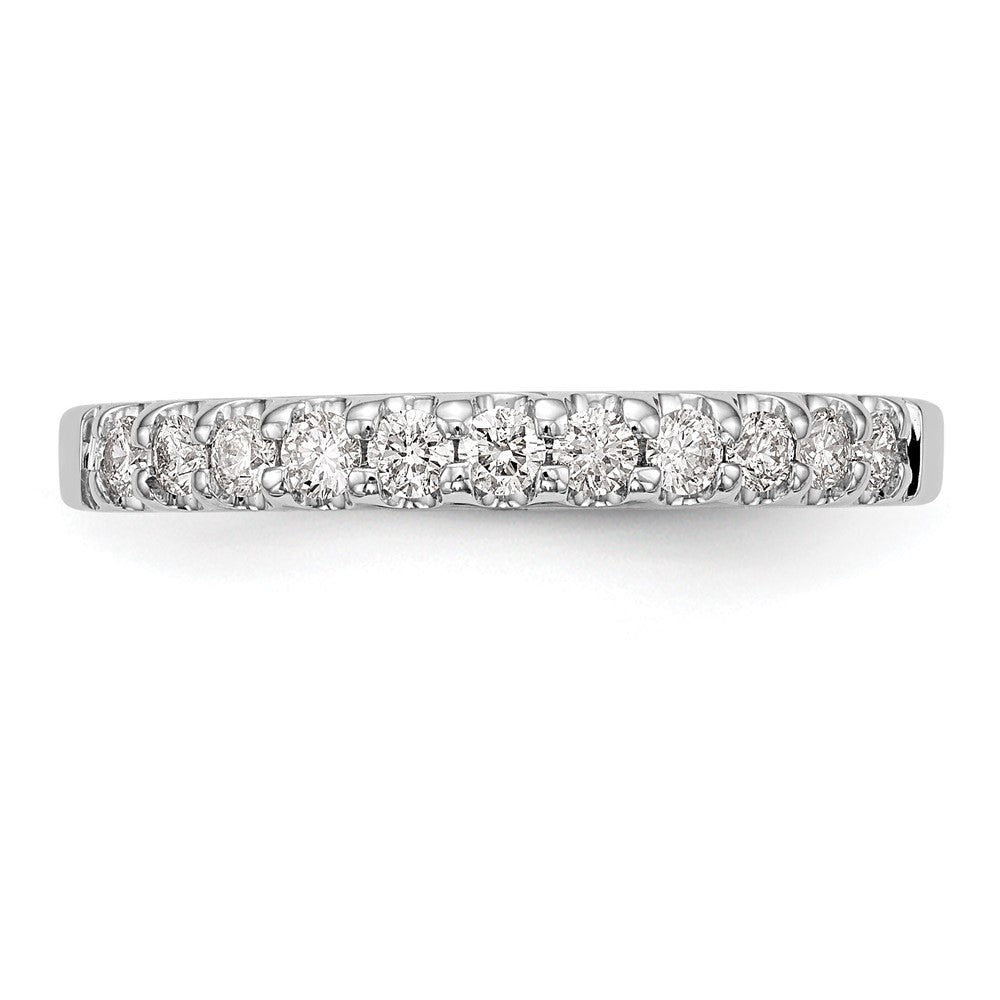 14k White Gold 1/3 carat Diamond Complete Wedding Band