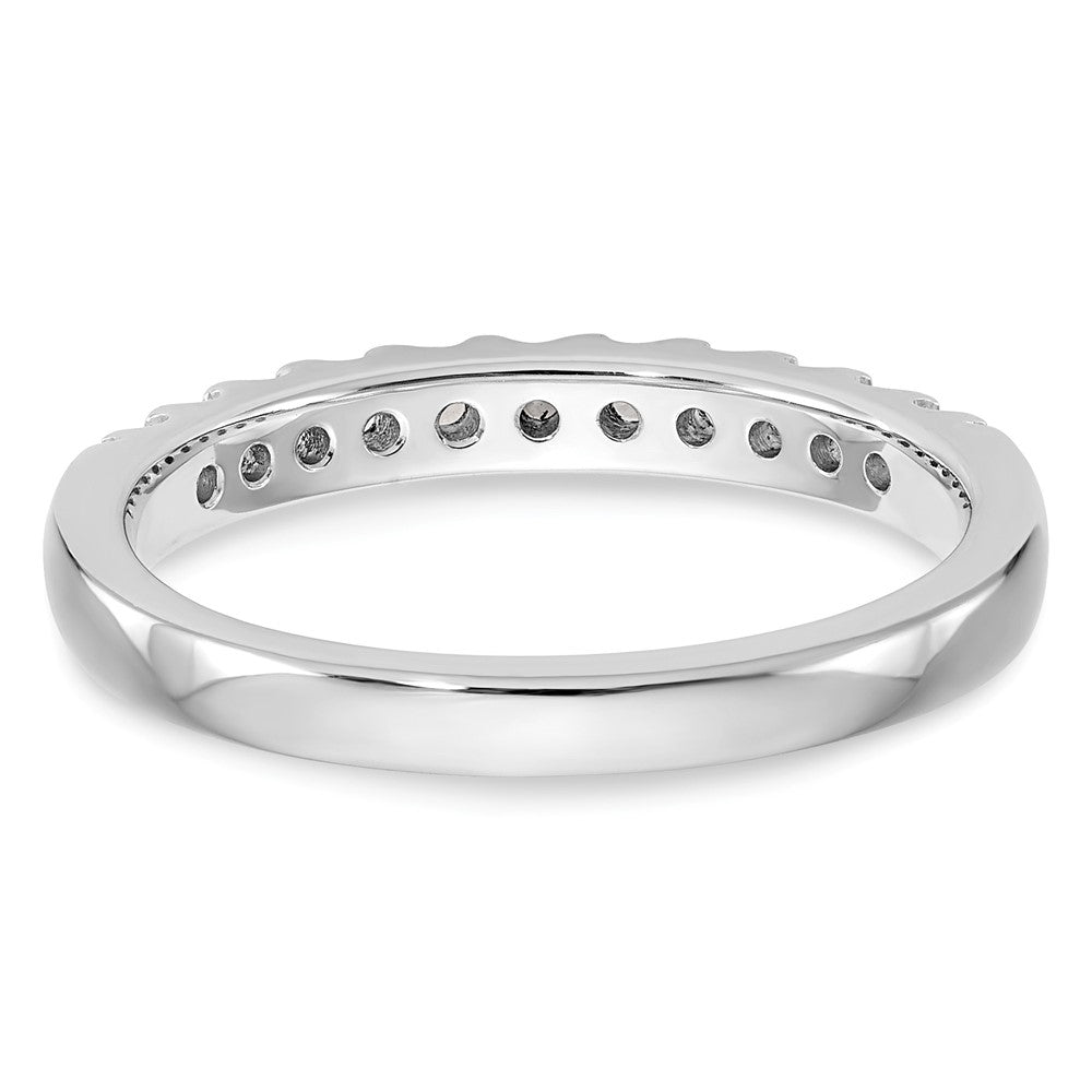 14k White Gold 1/3 carat Diamond Complete Wedding Band