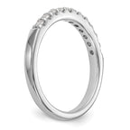 14k White Gold 1/3 carat Diamond Complete Wedding Band