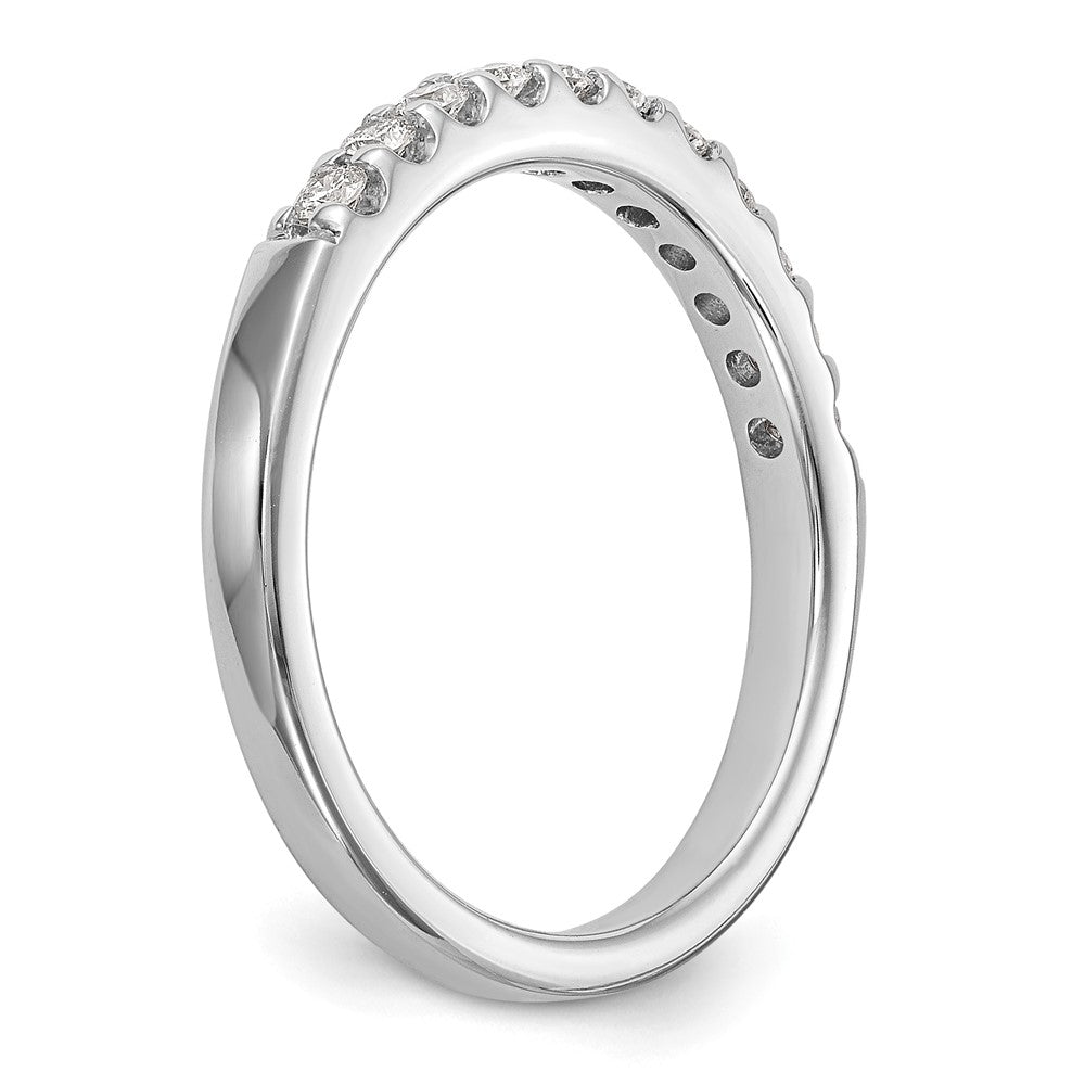 14k White Gold 1/3 carat Diamond Complete Wedding Band