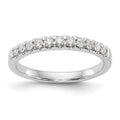 14k White Gold 1/3 carat Diamond Complete Wedding Band