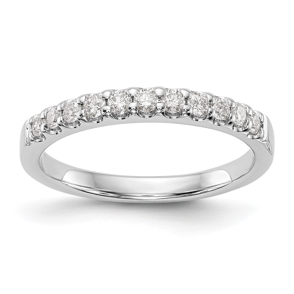 14k White Gold 1/3 carat Diamond Complete Wedding Band