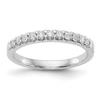 14k White Gold 1/3 carat Diamond Complete Wedding Band