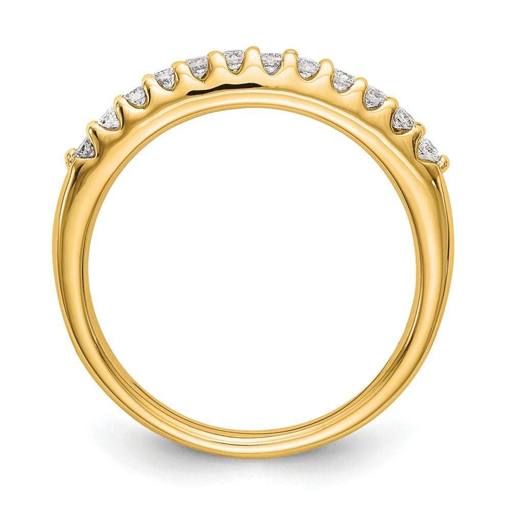 14k 1/4 carat Lab Grown Diamond VS/SI+ G+ Complete Wedding Band