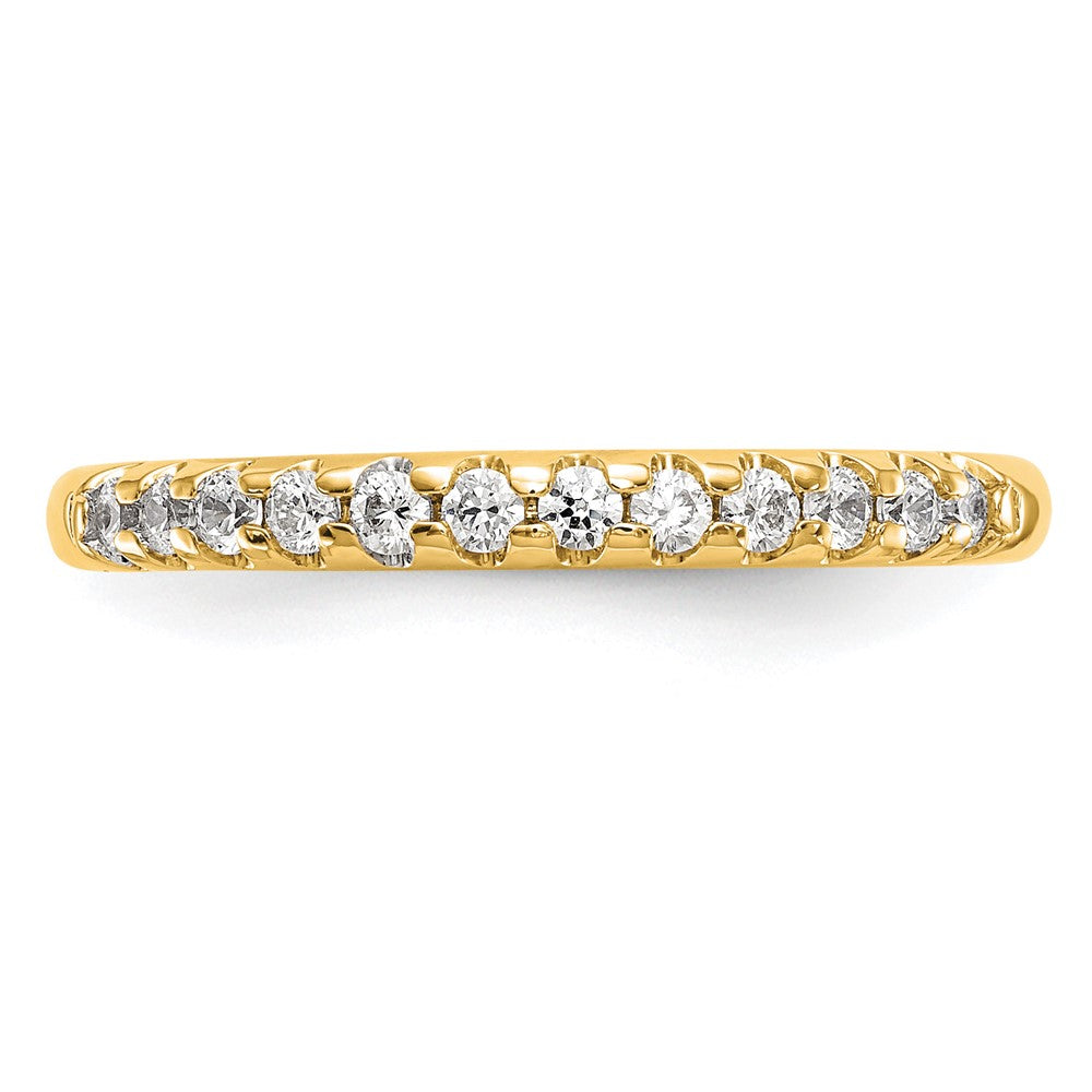 14k 1/4 carat Lab Grown Diamond VS/SI+ G+ Complete Wedding Band