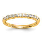 14k 1/4 carat Lab Grown Diamond VS/SI+ G+ Complete Wedding Band