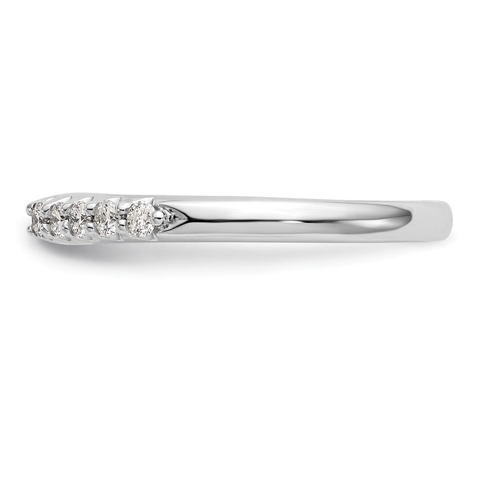 14k White Gold 1/4 carat Lab Grown Diamond VS/SI+ G+ Semi Mount Peg Set Engagement Ring