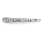14k White Gold 3/4 carat Diamond Complete Wedding Band