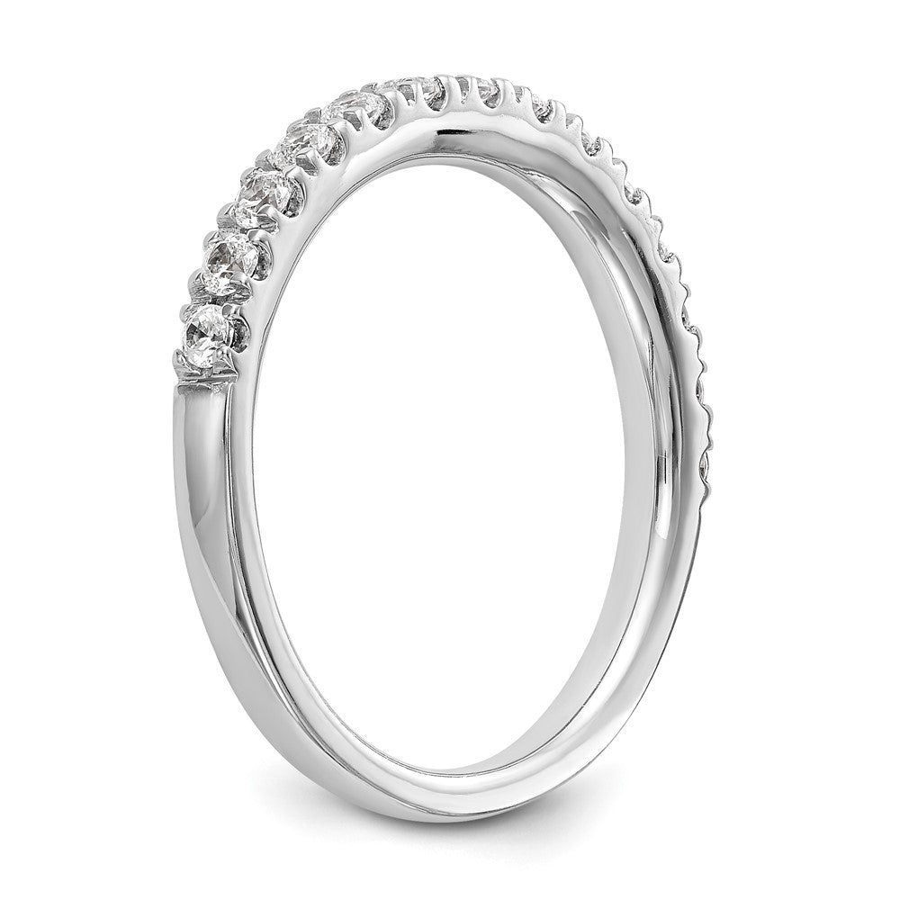 14k White Gold 3/8 carat Diamond Wedding Band