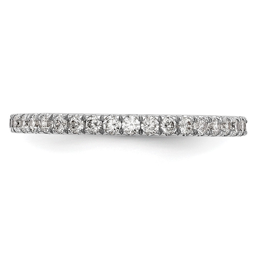 14k White Gold 1/3 carat Diamond Complete Wedding Band