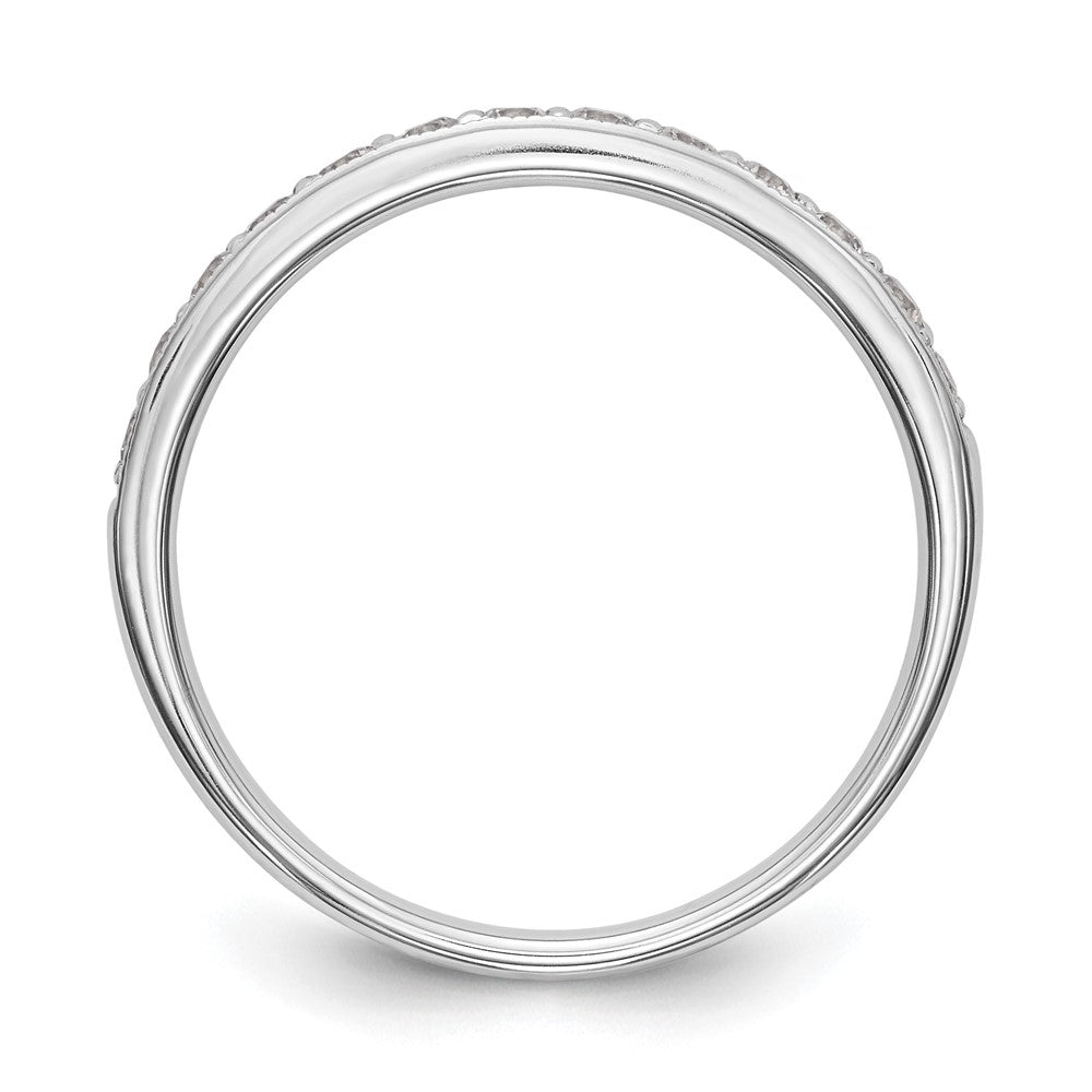14k White Gold 1/3 carat Diamond Complete Wedding Band