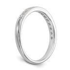 14k White Gold 1/3 carat Diamond Complete Wedding Band