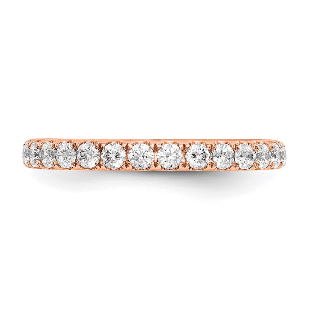 True Origin 14K Rose Gold 1/2 carat Lab Grown Diamond VS+ F+ Complete Wedding Band