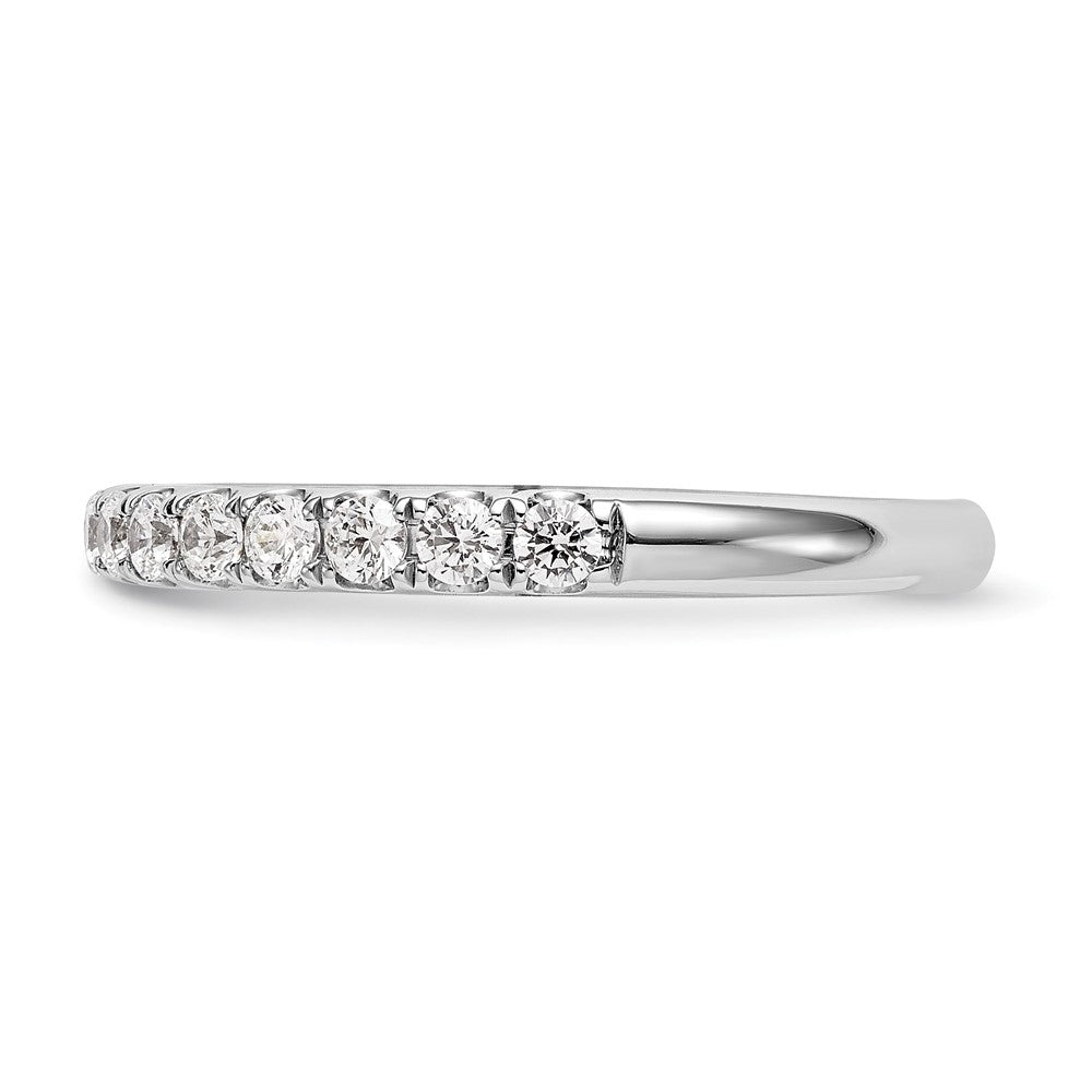 True Origin 14K White Gold 1/2 carat Lab Grown Diamond VS+ F+ Complete Wedding Band