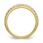 True Origin 14K Yellow Gold 1/2 carat Lab Grown Diamond VS+ F+ Complete Wedding Band