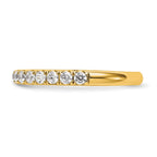 True Origin 14K Yellow Gold 1/2 carat Lab Grown Diamond VS+ F+ Complete Wedding Band