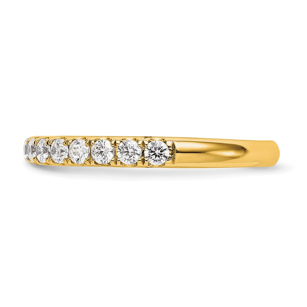 True Origin 14K Yellow Gold 1/2 carat Lab Grown Diamond VS+ F+ Complete Wedding Band