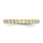 True Origin 14K Yellow Gold 1/2 carat Lab Grown Diamond VS+ F+ Complete Wedding Band