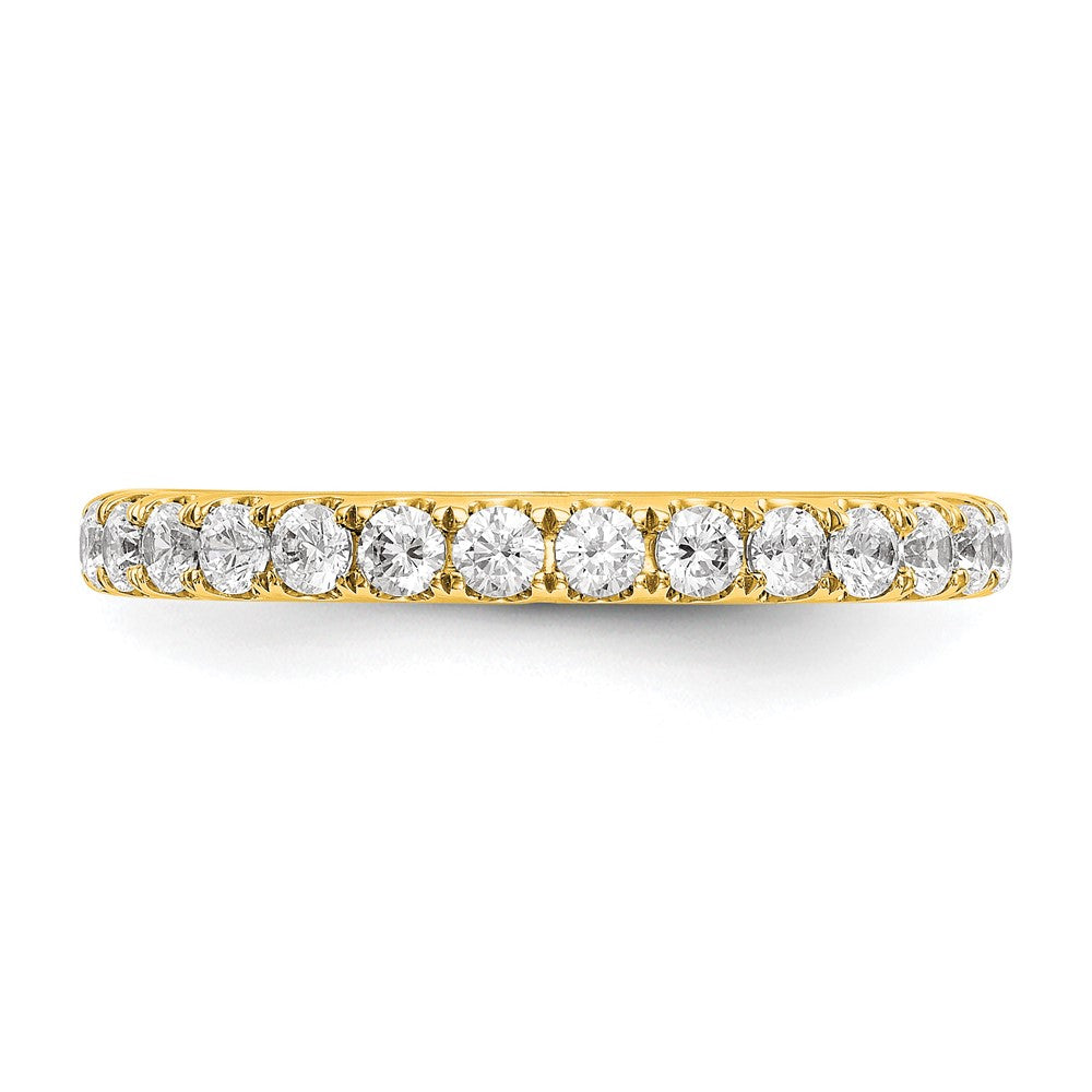 True Origin 14K Yellow Gold 1/2 carat Lab Grown Diamond VS+ F+ Complete Wedding Band