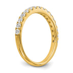 True Origin 14K Yellow Gold 1/2 carat Lab Grown Diamond VS+ F+ Complete Wedding Band