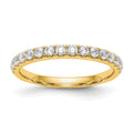 True Origin 14K Yellow Gold 1/2 carat Lab Grown Diamond VS+ F+ Complete Wedding Band