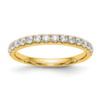 True Origin 14K Yellow Gold 1/2 carat Lab Grown Diamond VS+ F+ Complete Wedding Band