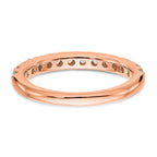 True Origin 14K Rose Gold 3/4 carat Lab Grown Diamond VS+ F+ Complete Wedding Band