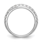 True Origin 14K White Gold 3/4 carat Lab Grown Diamond VS+ F+ Complete Wedding Band