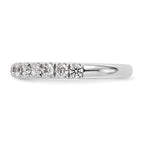 14k White Gold 3/4 carat Lab Grown Diamond VS/SI+ G+ Complete Wedding Band