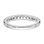 True Origin 14K White Gold 3/4 carat Lab Grown Diamond VS+ F+ Complete Wedding Band