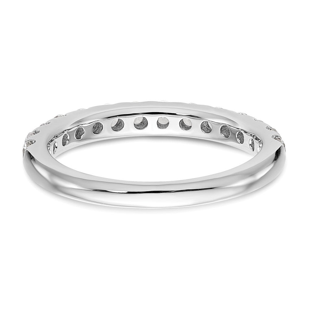 14k White Gold 3/4 carat Diamond Complete Wedding Band