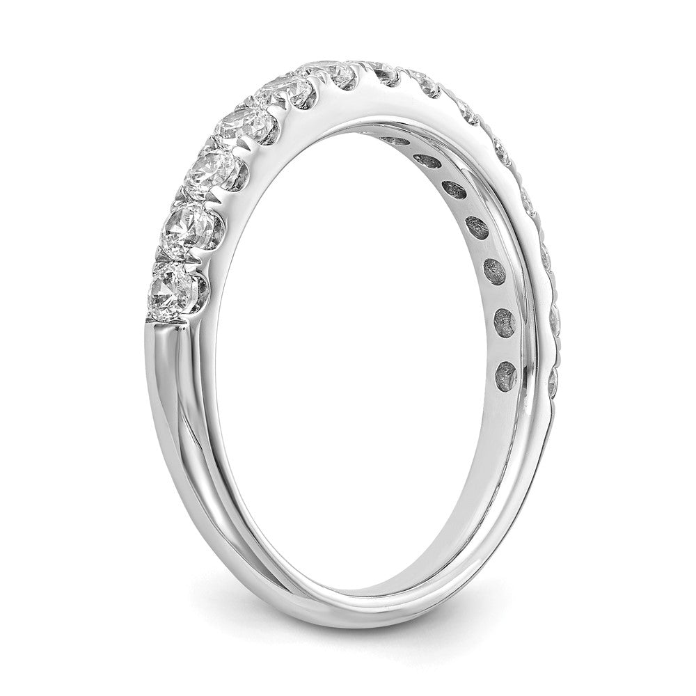 14k White Gold 3/4 carat Diamond Complete Wedding Band