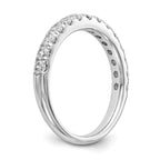 14k White Gold 3/4 carat Diamond Complete Wedding Band