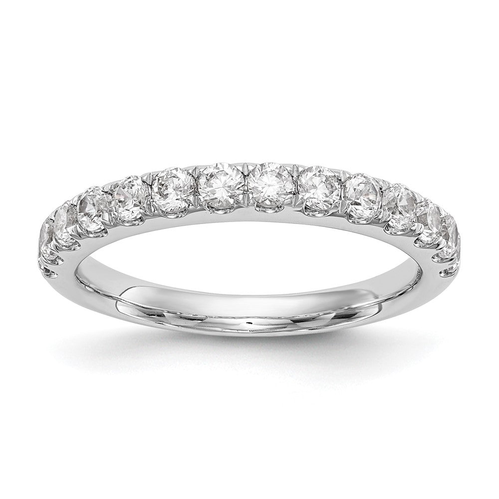 True Origin 14K White Gold 3/4 carat Lab Grown Diamond VS+ F+ Complete Wedding Band