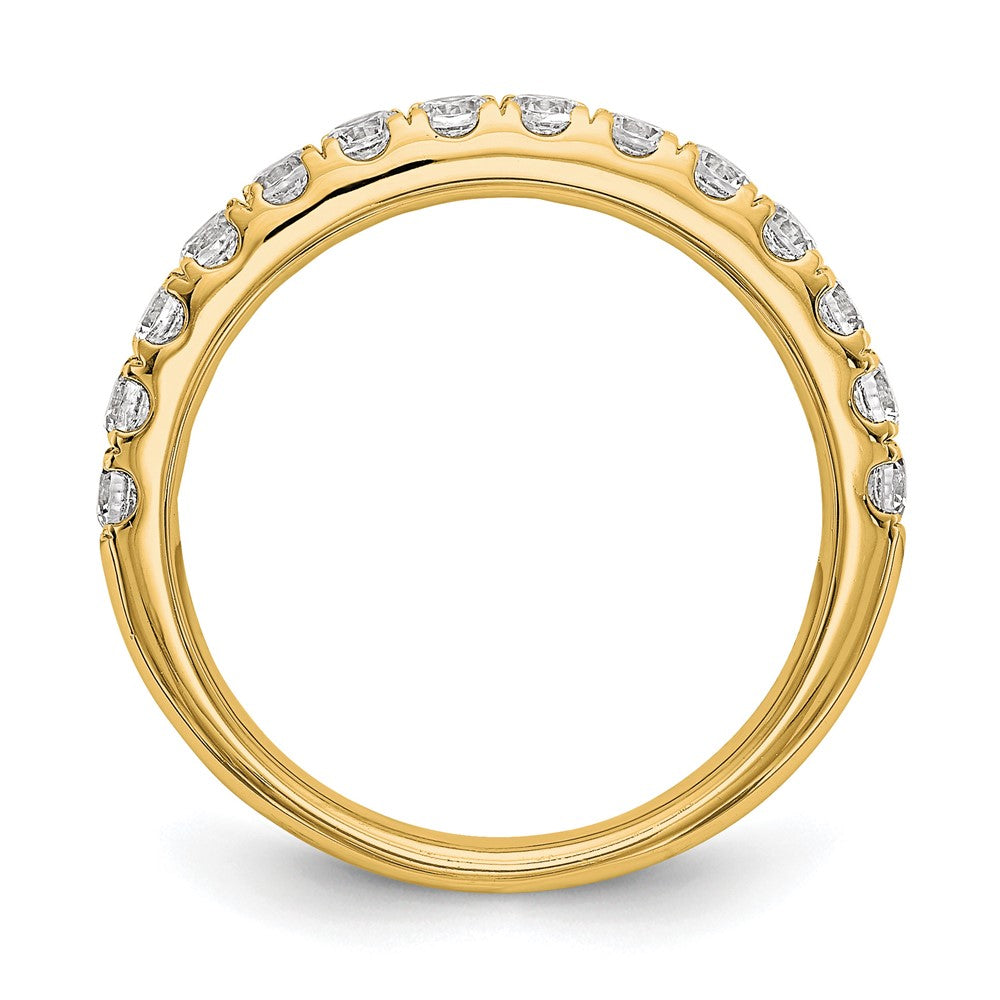 True Origin 14K Yellow Gold 7/8 carat Lab Grown Diamond VS+ F+ Complete Wedding Band