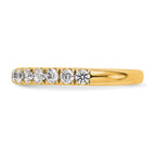 True Origin 14K Yellow Gold 3/4 carat Lab Grown Diamond VS+ F+ Complete Wedding Band