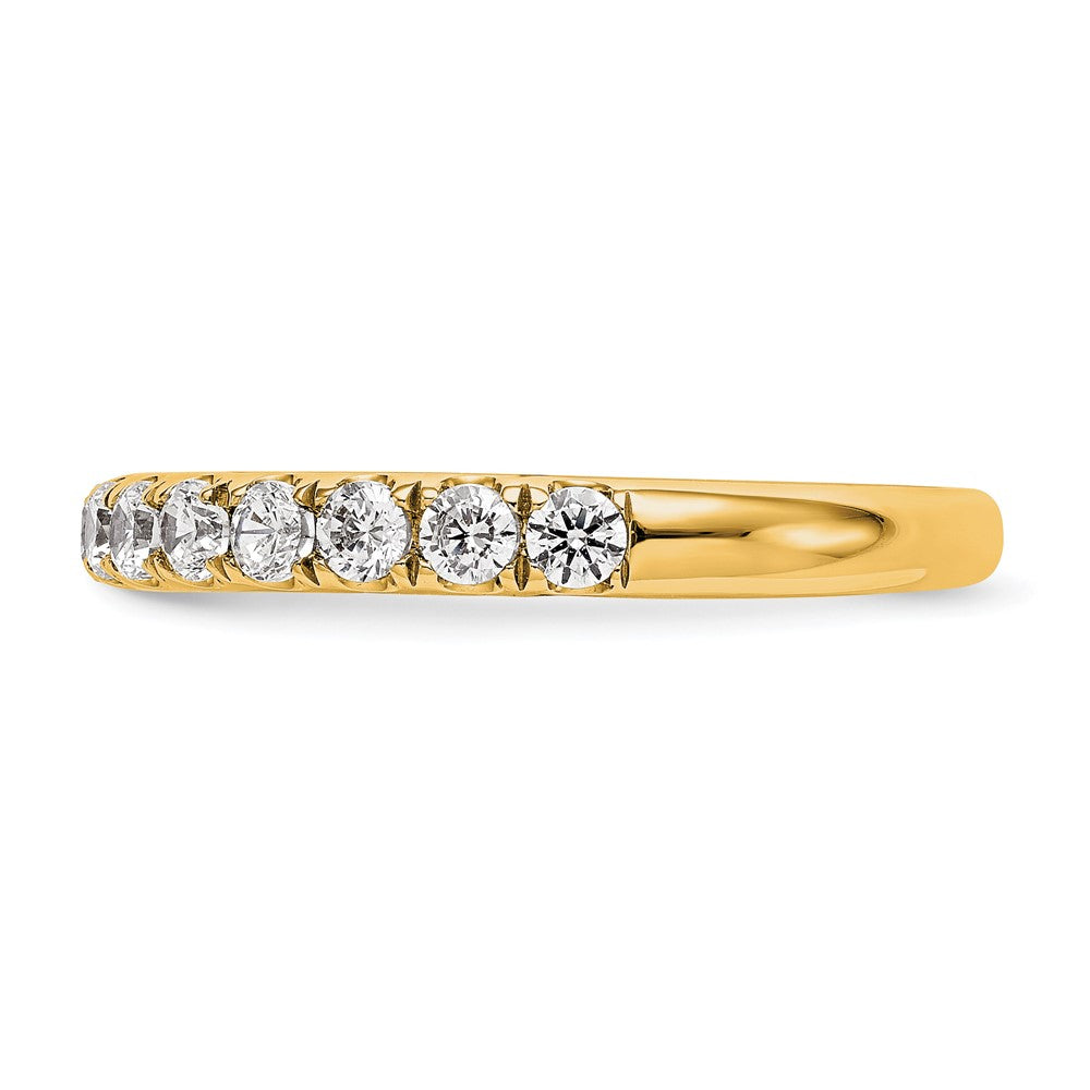 True Origin 14K Yellow Gold 3/4 carat Lab Grown Diamond VS+ F+ Complete Wedding Band