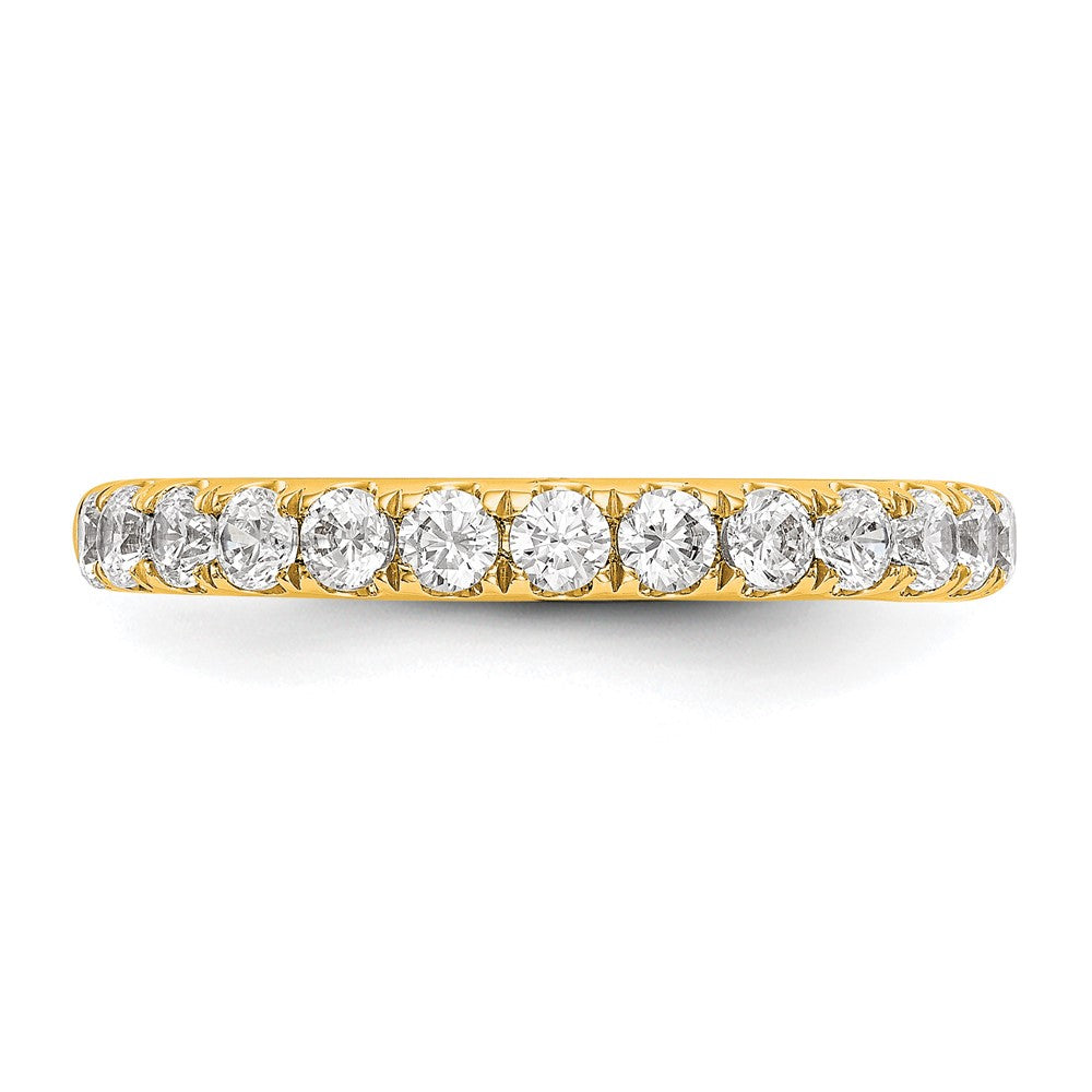 True Origin 14K Yellow Gold 3/4 carat Lab Grown Diamond VS+ F+ Complete Wedding Band