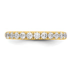 True Origin 14K Yellow Gold 7/8 carat Lab Grown Diamond VS+ F+ Complete Wedding Band