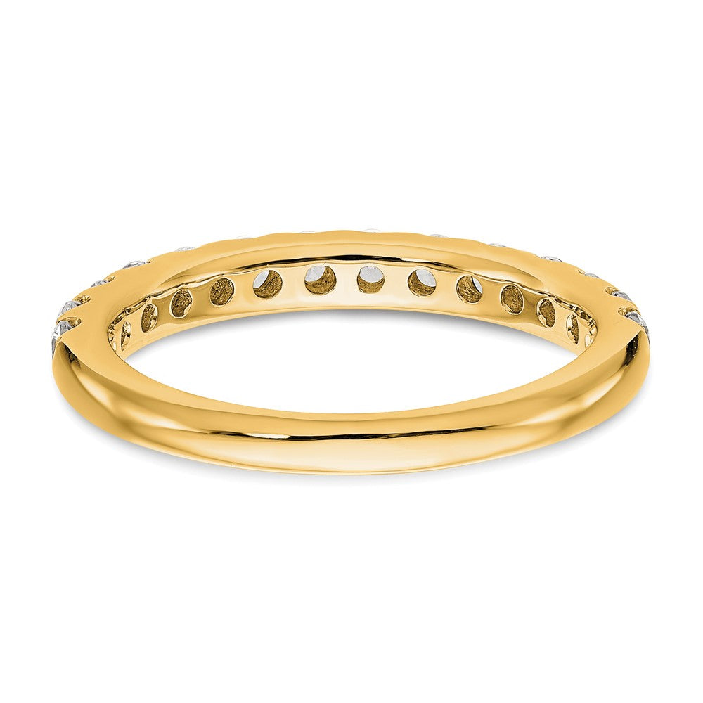 True Origin 14K Yellow Gold 7/8 carat Lab Grown Diamond VS+ F+ Complete Wedding Band