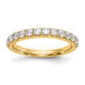 True Origin 14K Yellow Gold 3/4 carat Lab Grown Diamond VS+ F+ Complete Wedding Band