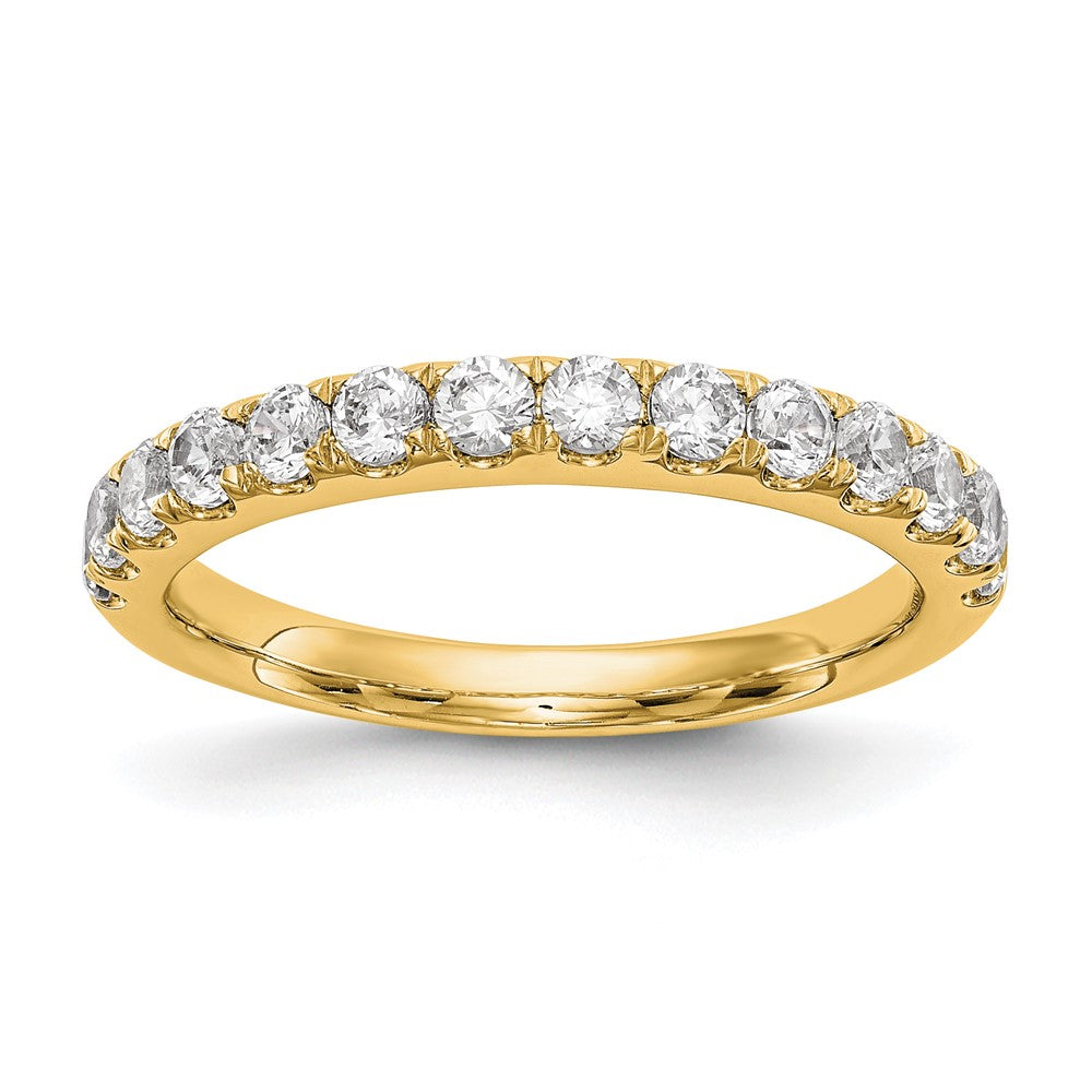 True Origin 14K Yellow Gold 7/8 carat Lab Grown Diamond VS+ F+ Complete Wedding Band