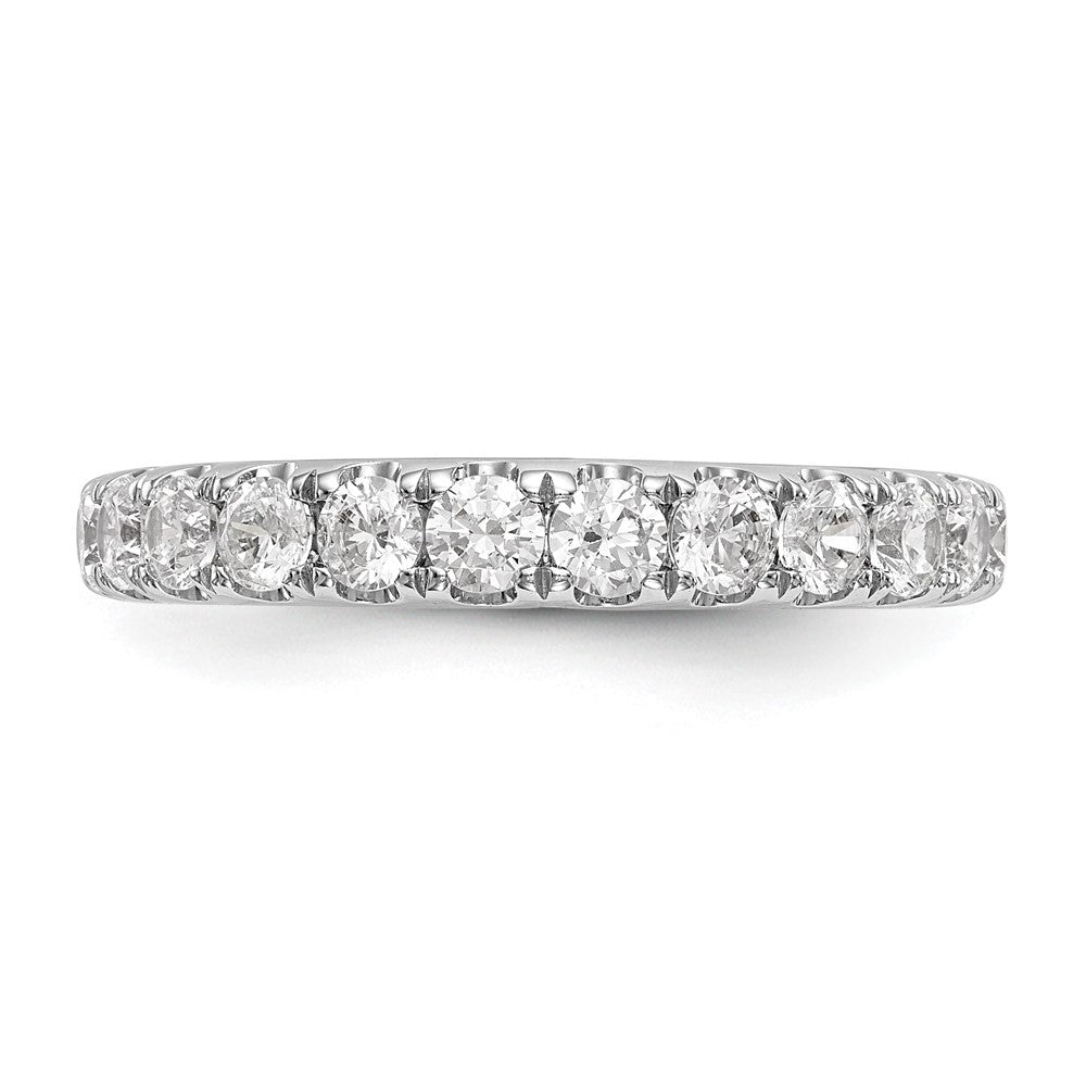 14k White Gold 7/8 carat Lab Grown Diamond VS/SI+ G+ Complete Wedding Band