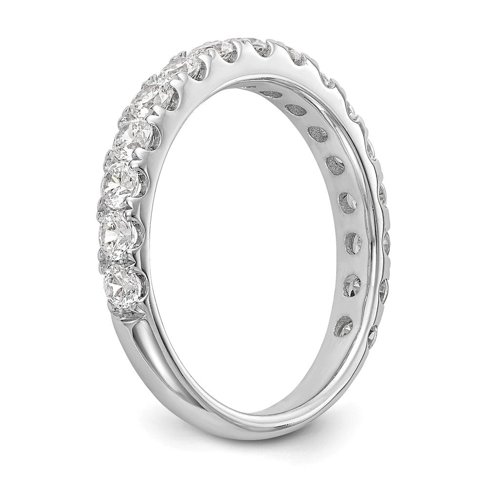True Origin 14K White Gold 7/8 carat Lab Grown Diamond VS+ F+ Complete Wedding Band