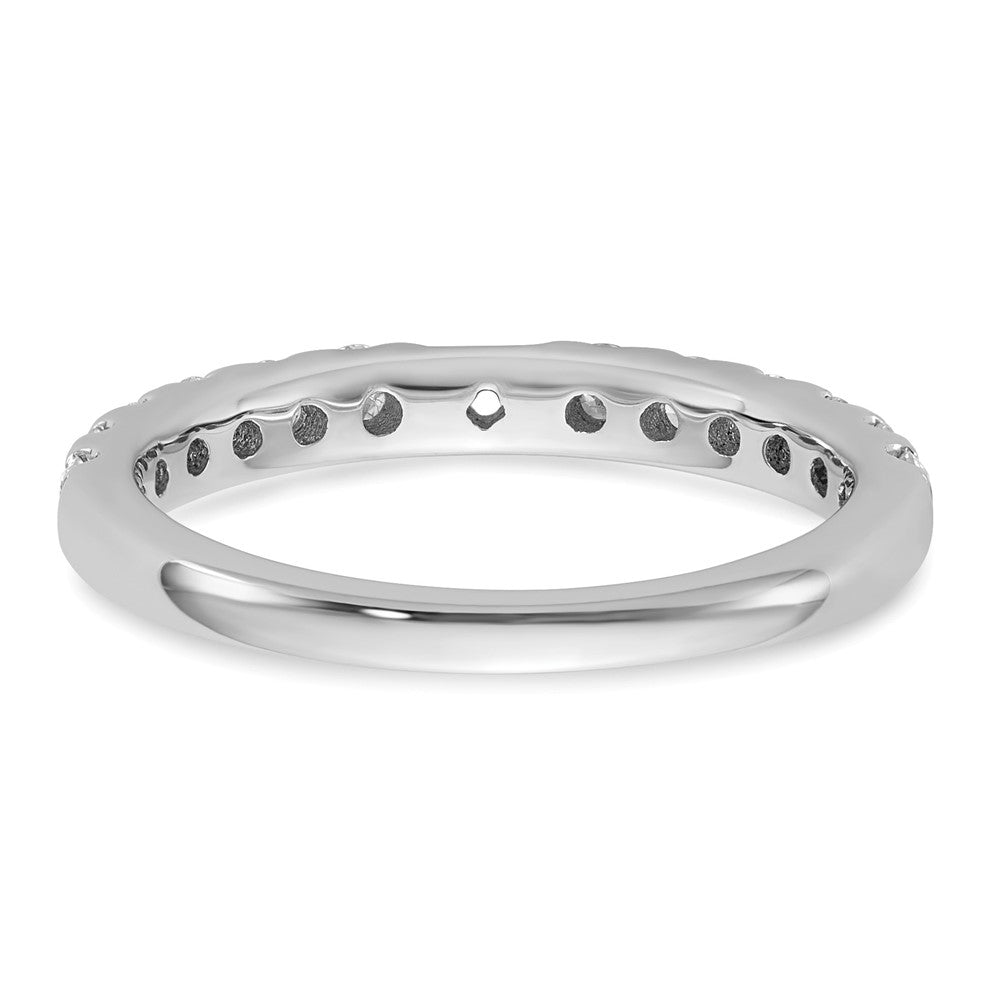14k White Gold 5/8 carat Lab Grown Diamond VS/SI+ G+ Semi Mount Peg Set Engagement Ring