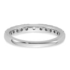 14k White Gold 5/8 carat Lab Grown Diamond VS/SI+ G+ Semi Mount Peg Set Engagement Ring