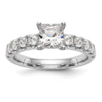 14kw Lab Grown Diamond VS/SI+ G+ Peg Set Engagement Ring