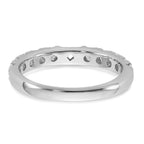 14k White Gold 3/4 carat Lab Grown Diamond VS/SI+ G+ Semi Mount Peg Set Engagement Ring