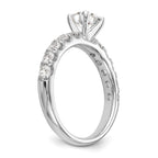 14kw Lab Grown Diamond VS/SI+ G+ Peg Set Engagement Ring